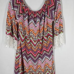 Win Win retro look summer top